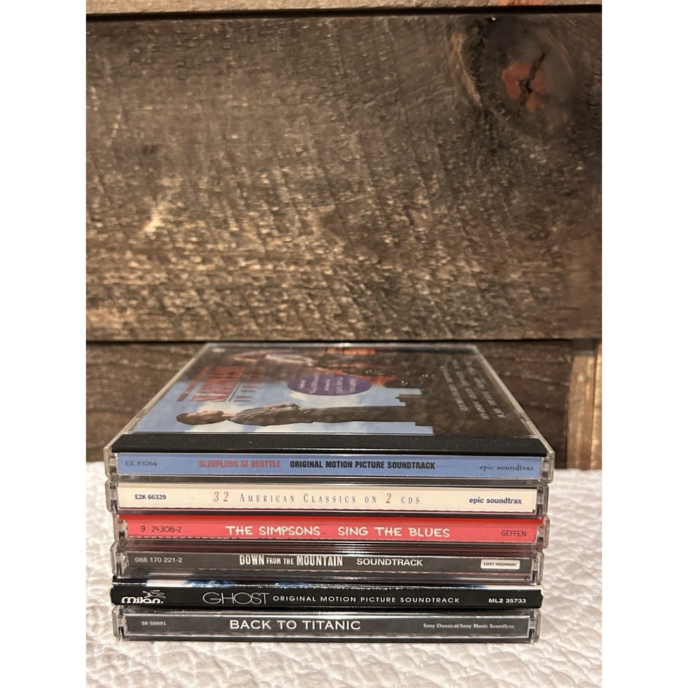 Movie Soundtrack 6 Cd Lot Ghost Sleepless In‎ Seattle Simpson
